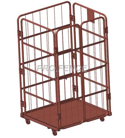 heavy duty industrial cage trolley